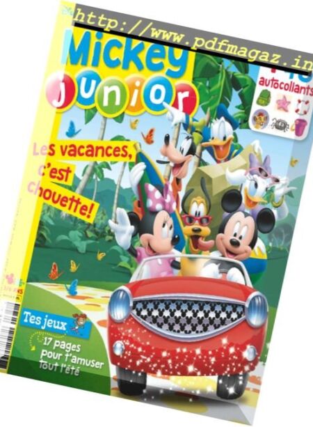 Mickey Junior – Juillet 2017 Cover
