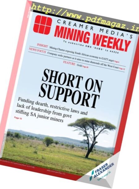 Mining Weekly – 30 June 2017 Cover