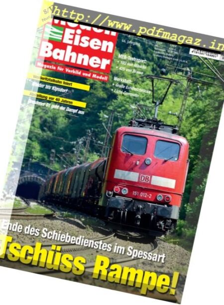 ModellEisenBahner – August 2017 Cover