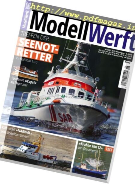 ModellWerft – August 2017 Cover