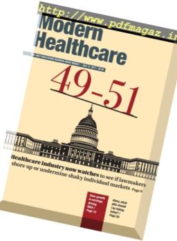 Modern Healthcare – 31 July 2017