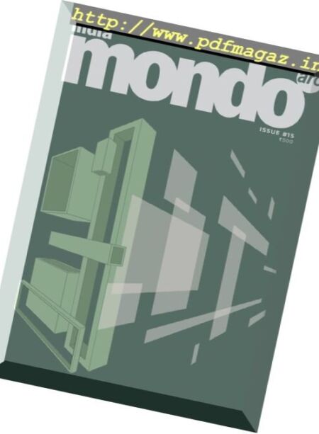 mondo-arc India – July-August 2017 Cover
