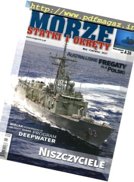 Morze Statki i Okrety Maj – Czerwiec 2017 Cover