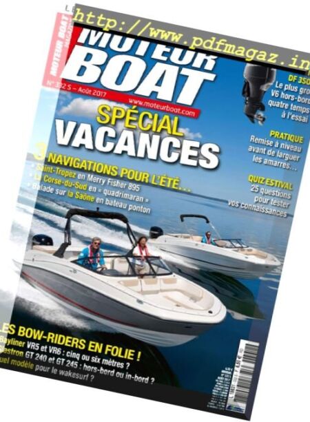Moteur Boat – Aout 2017 Cover