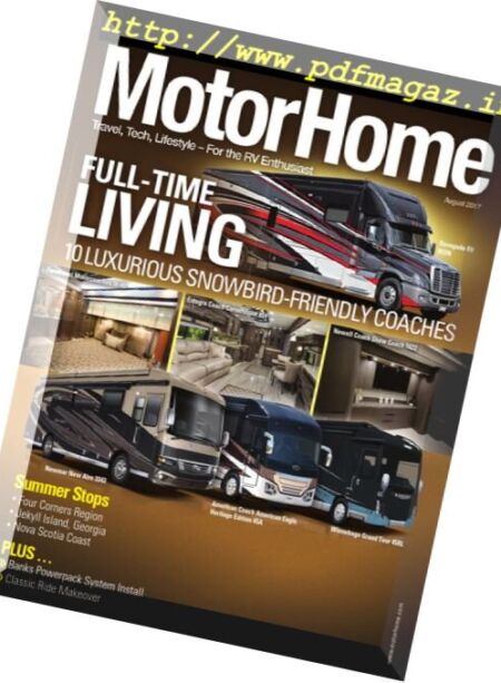 Motor Home – August 2017 Cover