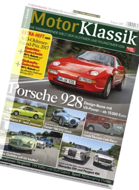 Motor Klassik – August 2017 Cover