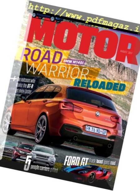 Motor South Africa – August 2017 Cover