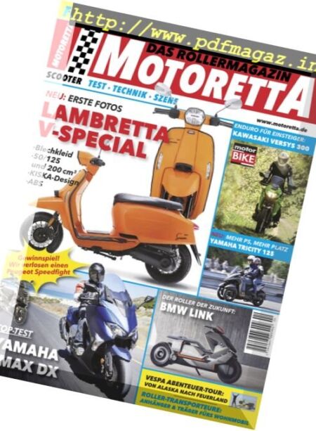 Motoretta – Juli 2017 Cover
