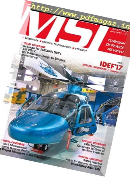 MSI Turkish Defence Review – June 2017 Cover