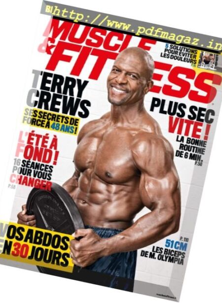 Muscle & Fitness France – Aout 2017 Cover