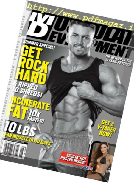 Muscular Development – August 2017 Cover
