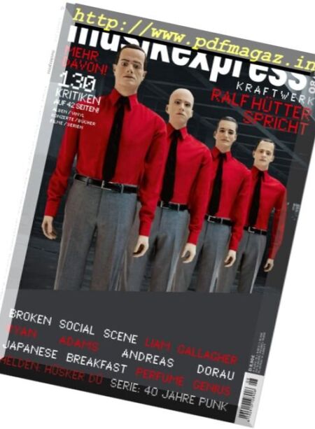Musikexpress – August 2017 Cover