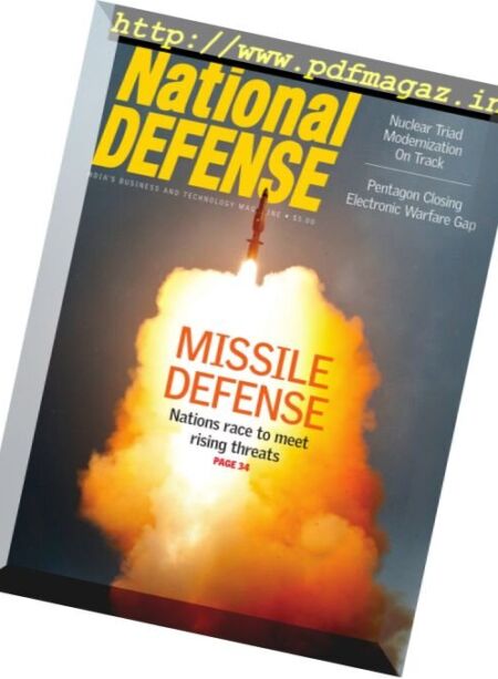 National Defense – August 2017 Cover