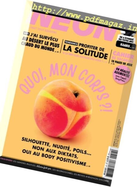 Neon France – Aout 2017 Cover