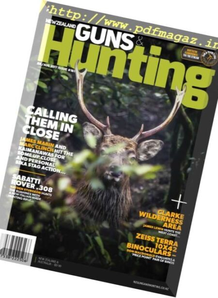 New Zealand Guns & Hunting – July-August 2017 Cover