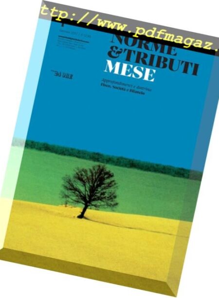 Norme & Tributi Mese – Gennaio 2017 Cover