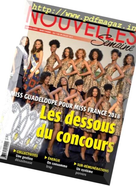 Nouvelles Semaine – 7 au 20 Juillet 2017 Cover