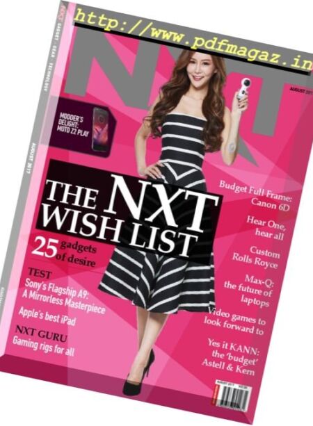 NXT Magazine – August 2017 Cover