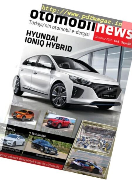 Otomobil News – Temmuz 2017 Cover