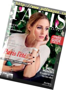 Paris Capitale – Juin-Juillet 2017