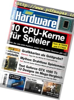 PC Games Hardware Germany – August 2017