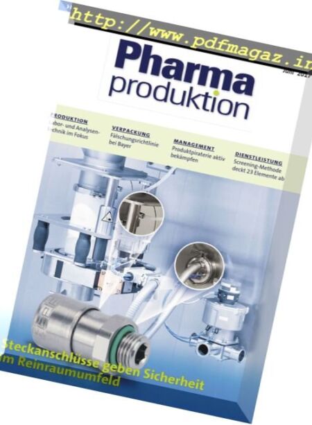 Pharma Produktion – Juni 2017 Cover