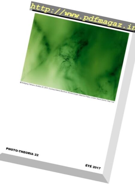 Photo-Theoria – Juillet-Aout 2017 Cover