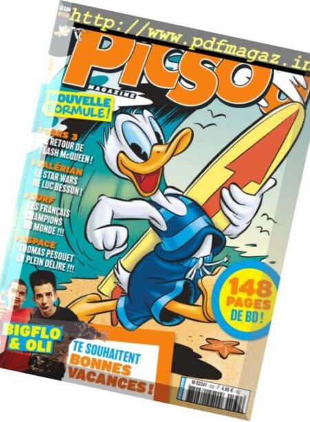Picsou Magazine – Juillet-Aout 2017 Cover