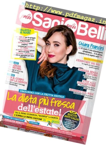 Piu Sani Piu Belli – Luglio 2017 Cover