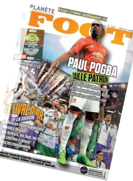 Planete Foot – Juillet 2017 Cover