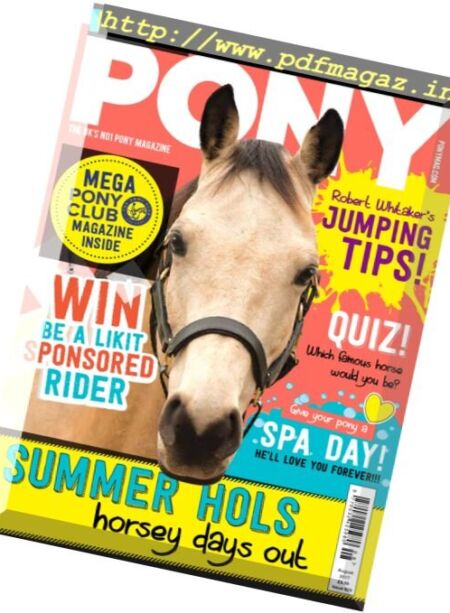 Pony Magazine – August 2017 Cover