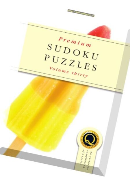 Premium Sudoku Puzzles – Issue 30 2017 Cover