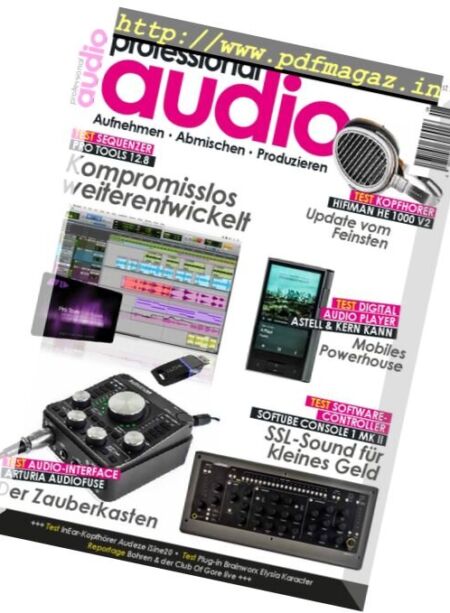 Professional Audio Germany – August 2017 Cover