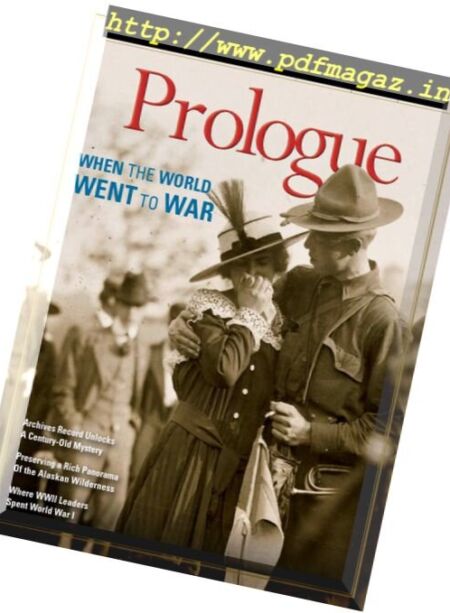 Prologue Magazine – Summer 2017 Cover
