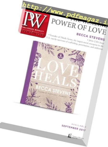 Publishers Weekly – 10 July 2017 Cover