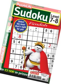 PuzzleLife Sudoku Fiendish – Issue 14 2017