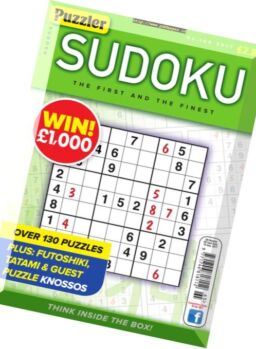 Puzzler Sudoku – Issue 165 2017