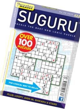 Puzzler Suguru – Issue 39 2017