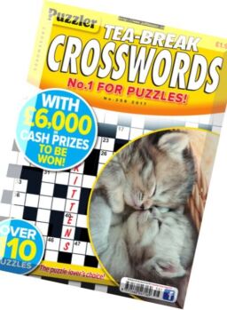 Puzzler Tea-Break Crosswords – Issue 256 2017