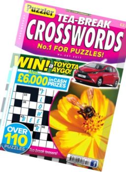 Puzzler Tea-Break Crosswords – Issue 257 2017