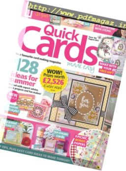 Quick Cards Made Easy – August 2017