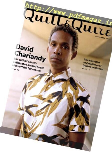Quill & Quire – September 2017 Cover