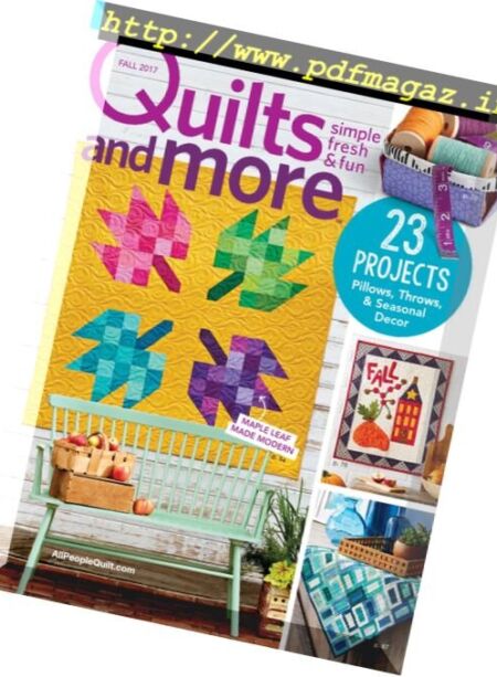 Quilts and More – Fall 2017 Cover