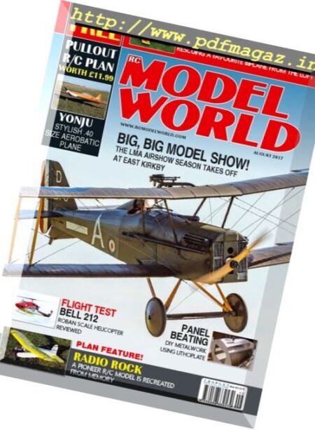 Radio Control Model World – August 2017 Cover