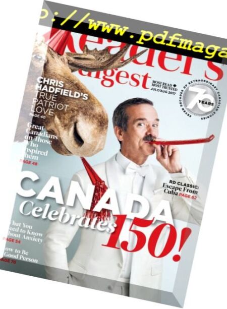 Reader’s Digest Canada – July-August 2017 Cover
