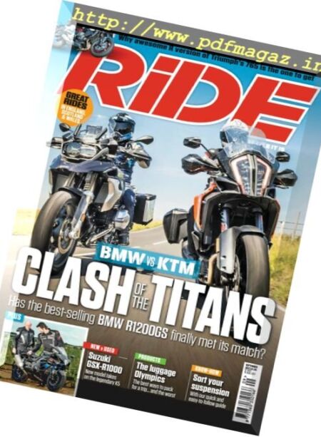 RiDe Magazine – September 2017 Cover