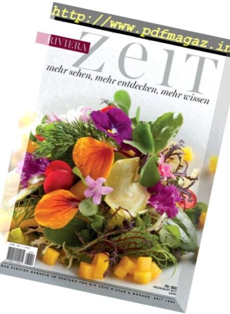 Riviera Zeit – Juli-August 2017 Cover