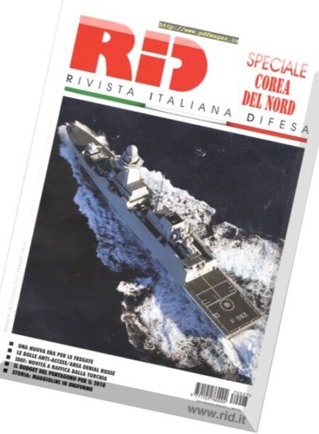 Rivista Italiana Difesa – Luglio 2017 Cover