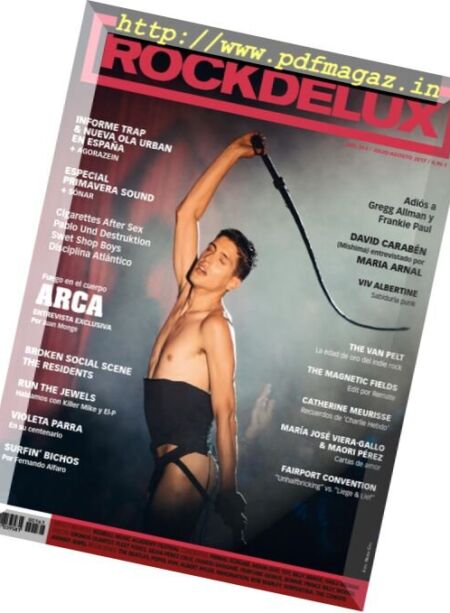 Rockdelux – Julio-Agosto 2017 Cover