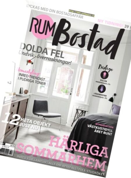 Rum Bostad – Nr.14 2017 Cover